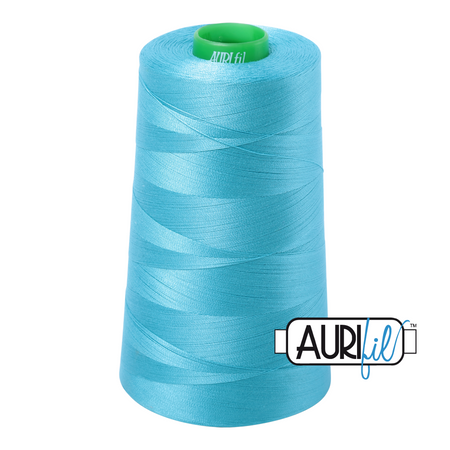 5005 Medium Turquoise  - Aurifil 40wt Thread 5140yd
