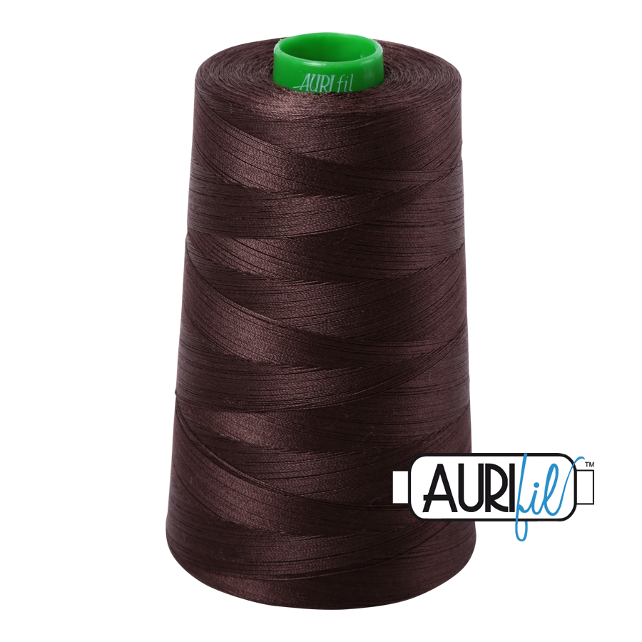 5024 Dark Brown  - Aurifil 40wt Thread 5140yd