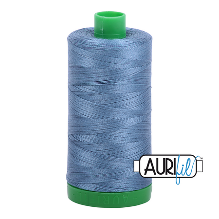 1126 Blue Grey  - Aurifil 40wt Thread 1094yd