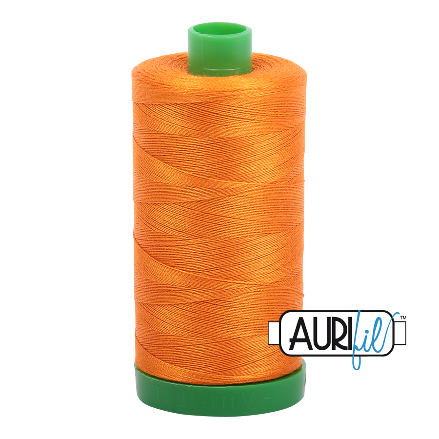 1133 Bright Orange  - Aurifil 40wt Thread 1094yd