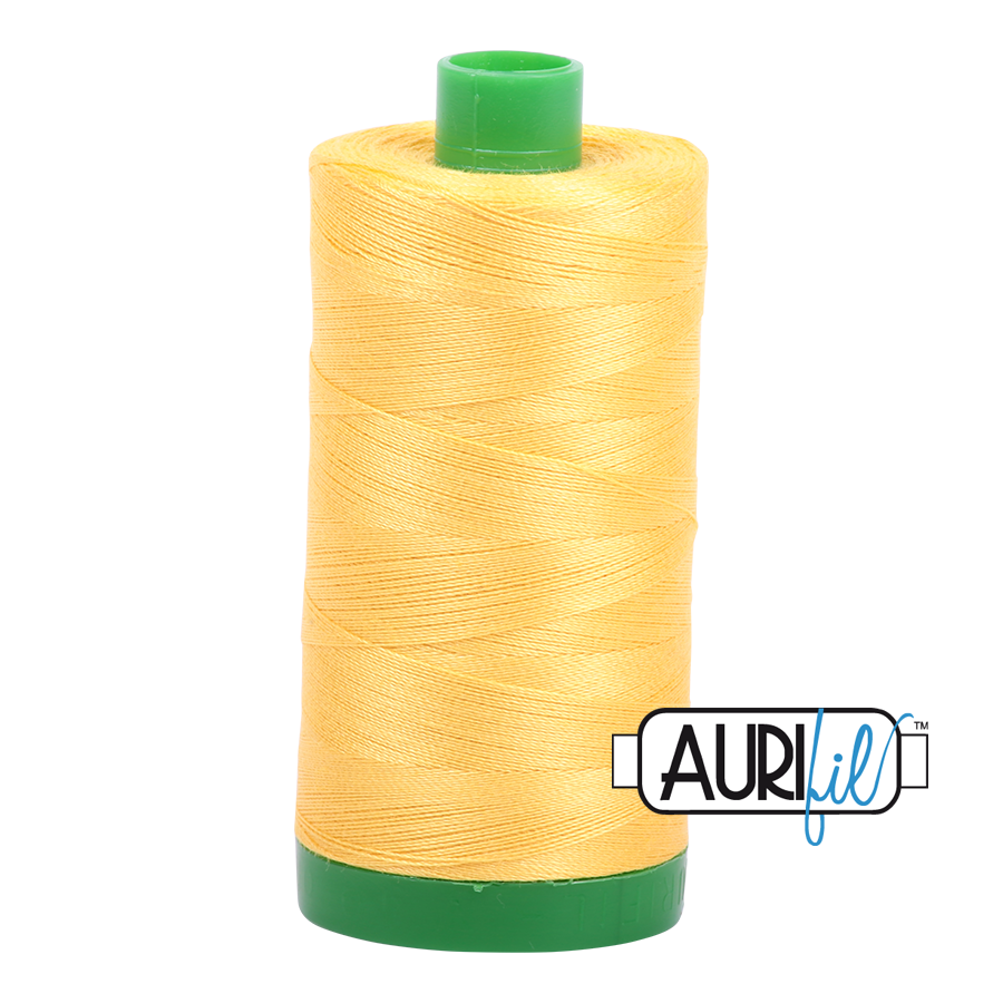 1135 Pale Yellow  - Aurifil 40wt Thread 1094yd