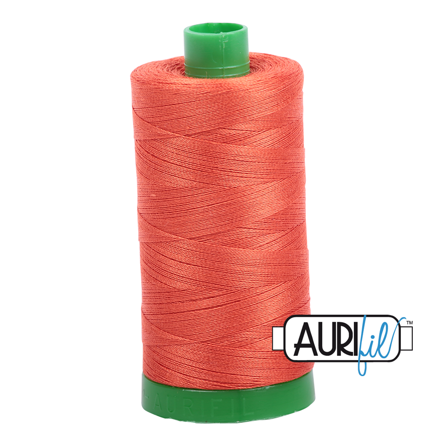 Dusty Orange #1154 - Aurifil 40wt Cotton Thread – Red Rock Threads
