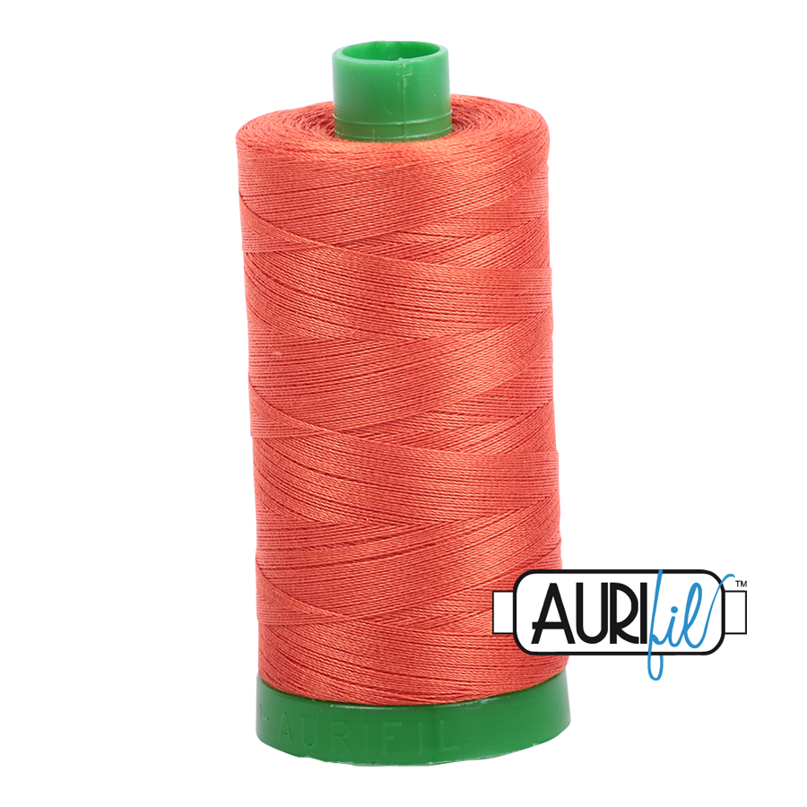 1154 Dusty Orange  - Aurifil 40wt Thread 1094yd