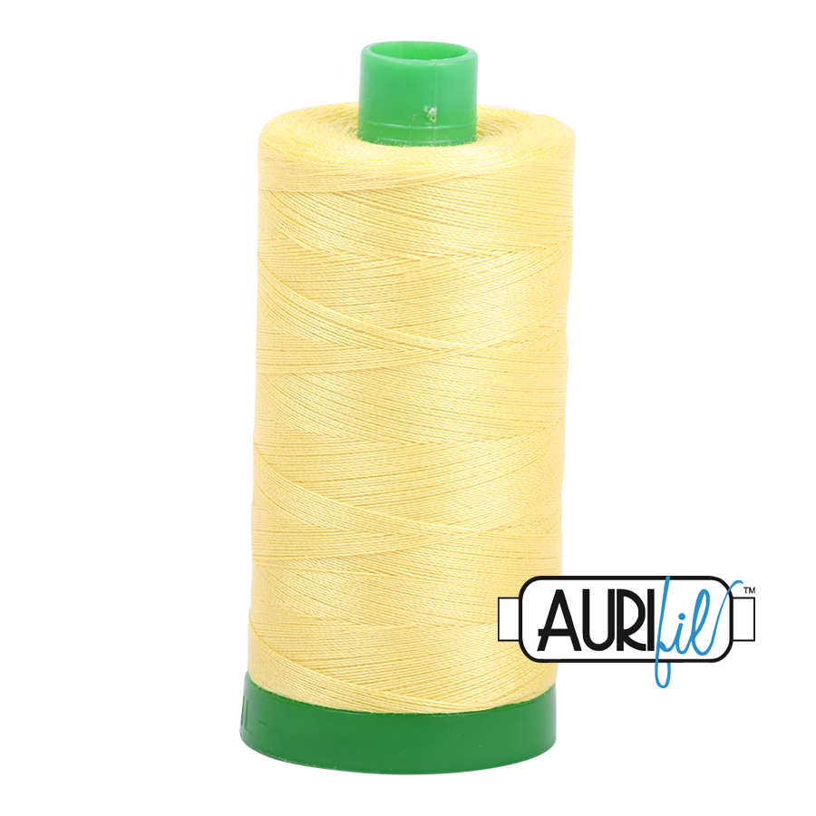 2115 Lemon  - Aurifil 40wt Thread 1094yd