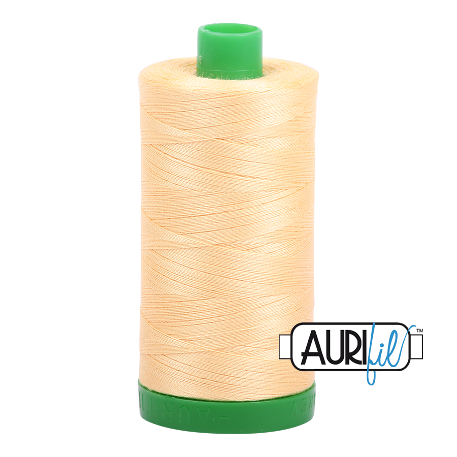 2130 Medium Butter  - Aurifil 40wt Thread 1094yd