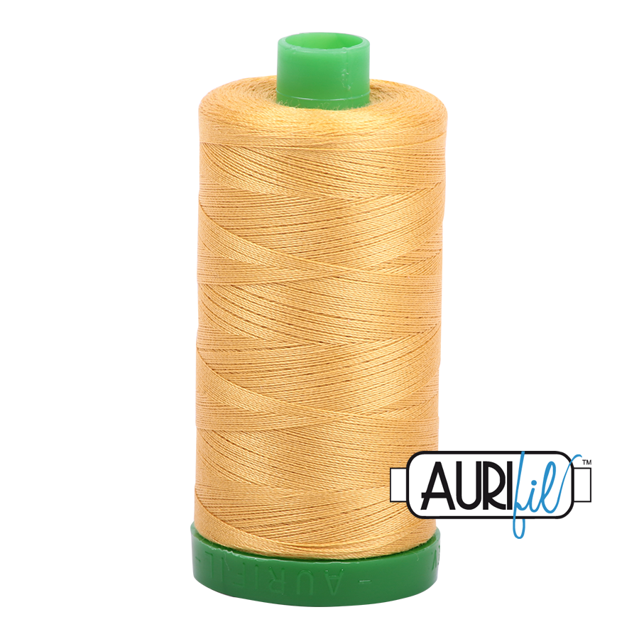 2134 Spun Gold  - Aurifil 40wt Thread 1094yd