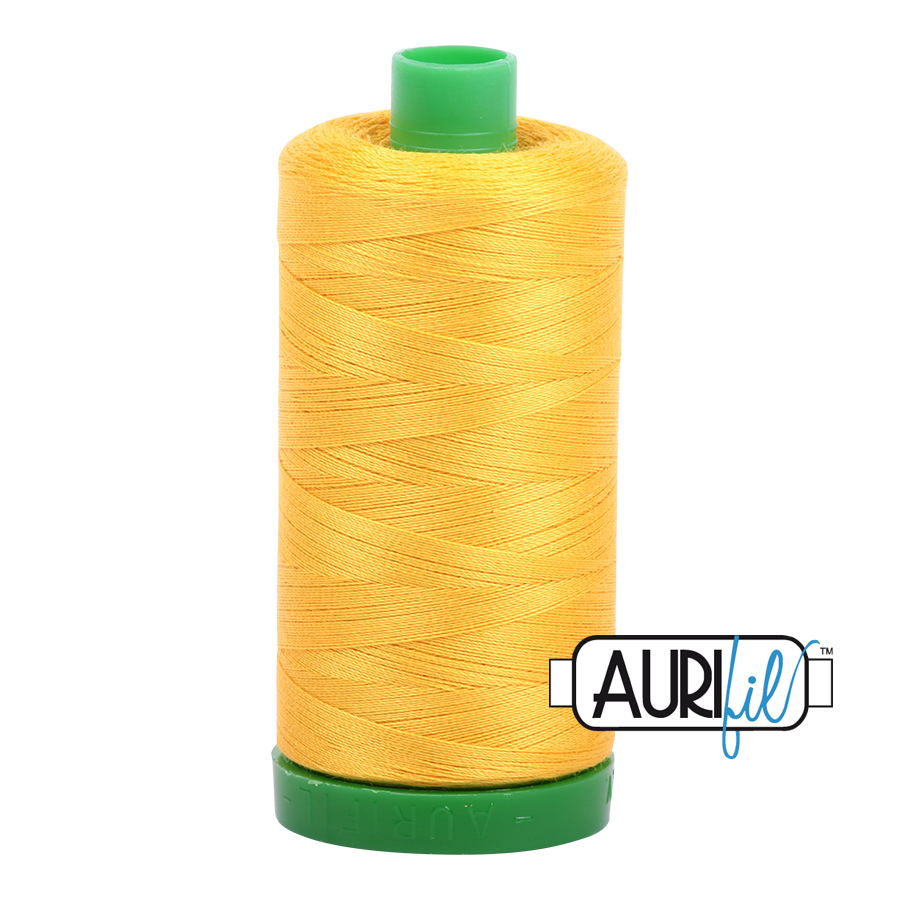 2135 Yellow  - Aurifil 40wt Thread 1094yd