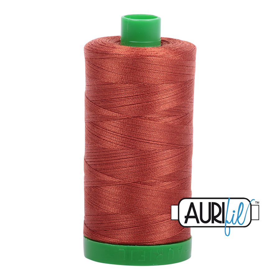2350 Copper  - Aurifil 40wt Thread 1094yd
