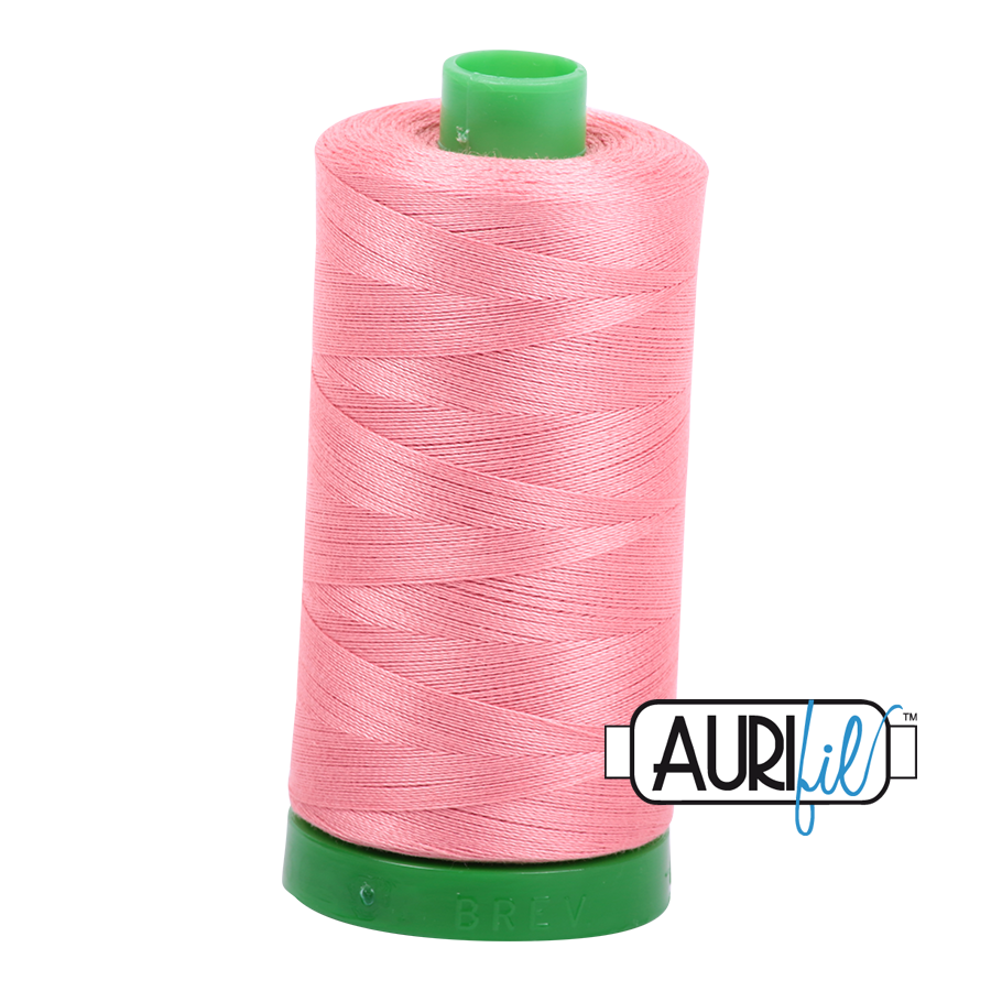 2435 Peachy Pink  - Aurifil 40wt Thread 1094yd
