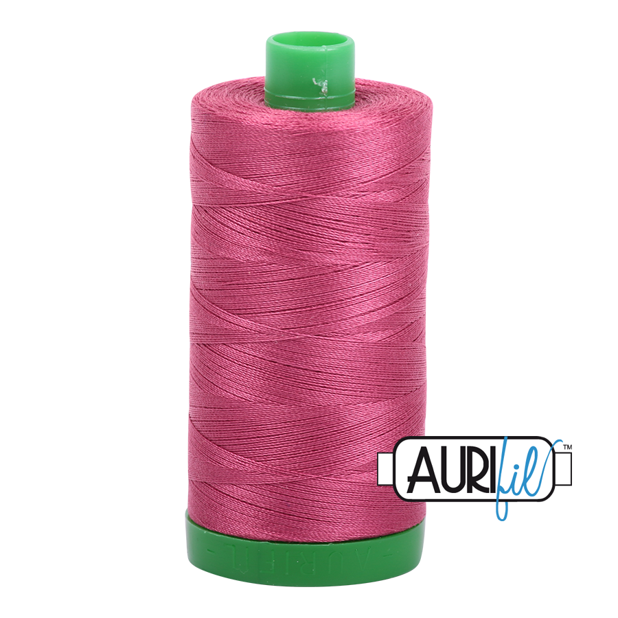 2455 Medium Carmine Red  - Aurifil 40wt Thread 1094yd