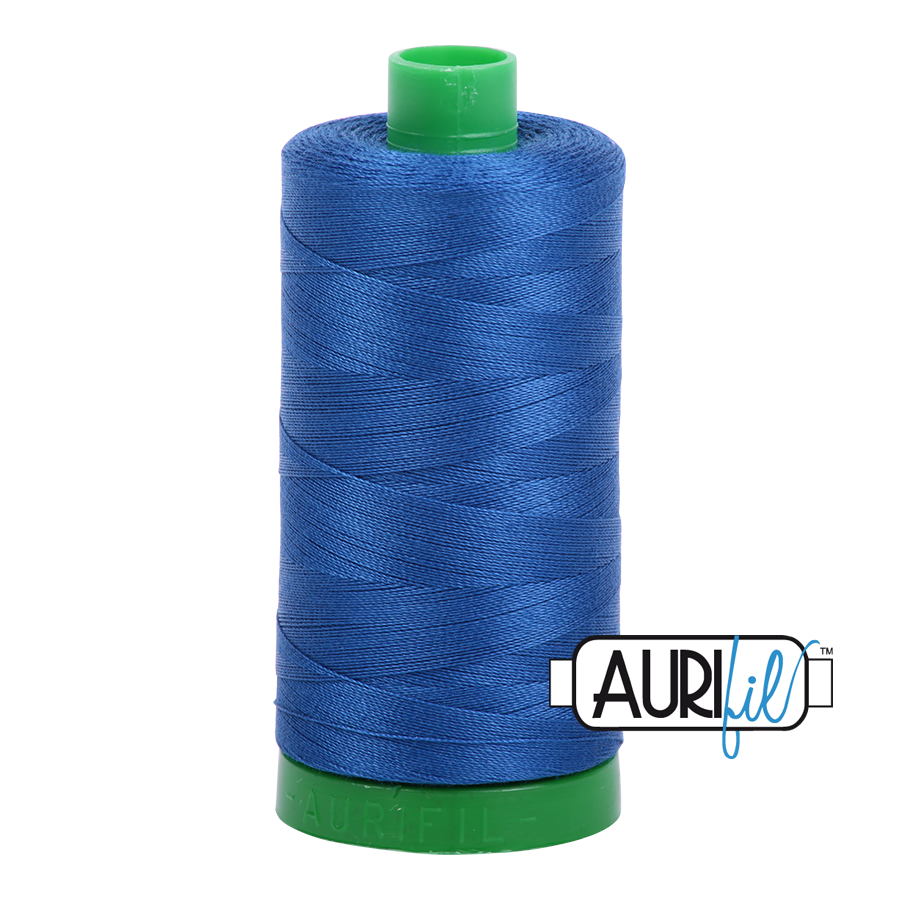 2740 Dark Cobalt  - Aurifil 40wt Thread 1094yd