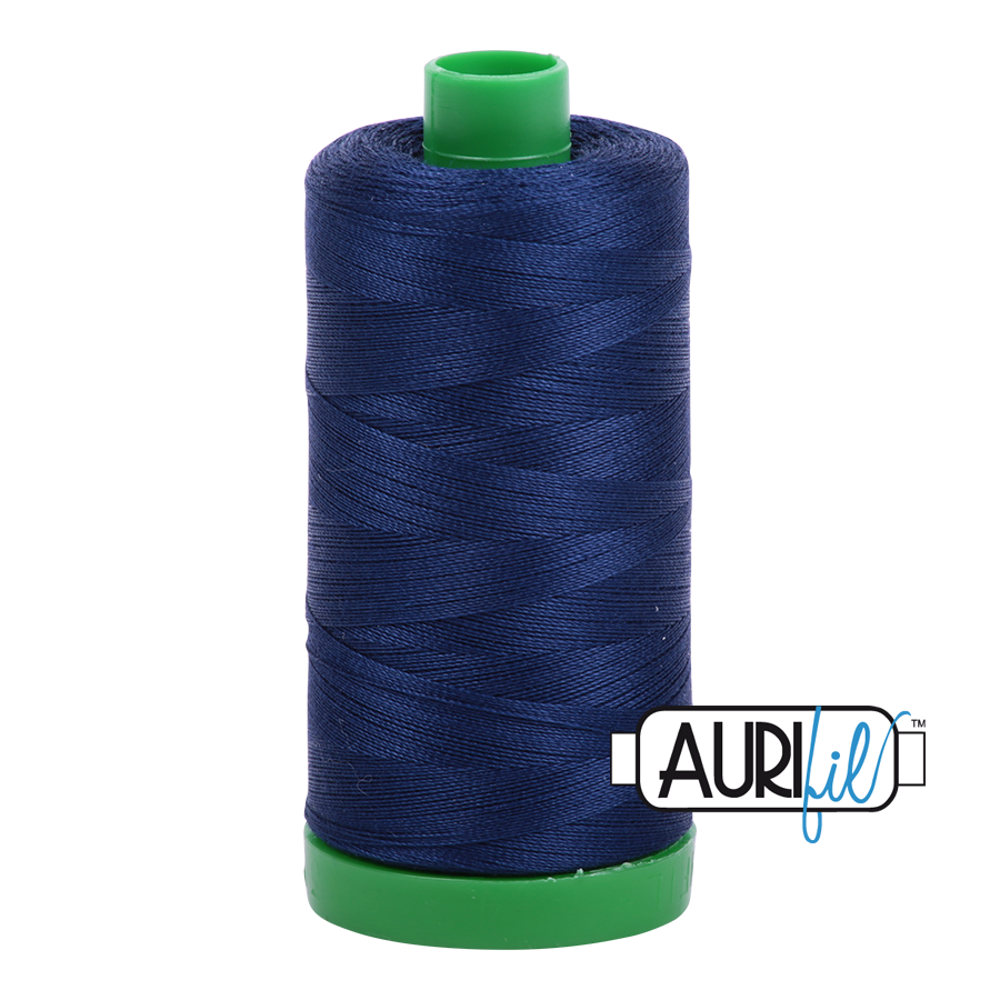 2784 Dark Navy  - Aurifil 40wt Thread 1094yd