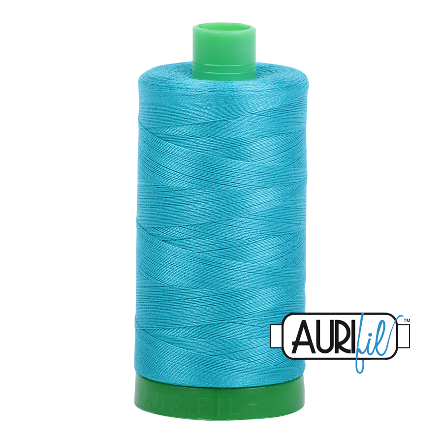 2810 Turquoise  - Aurifil 40wt Thread 1094yd