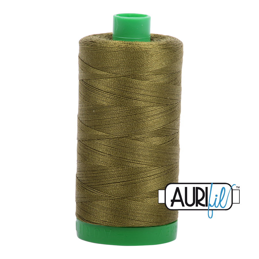 2887 Olive  - Aurifil 40wt Thread 1094yd