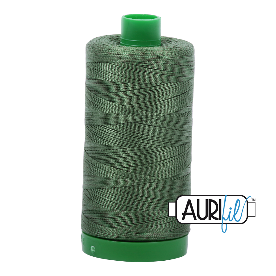 2890 Dark Grass Green  - Aurifil 40wt Thread 1094yd
