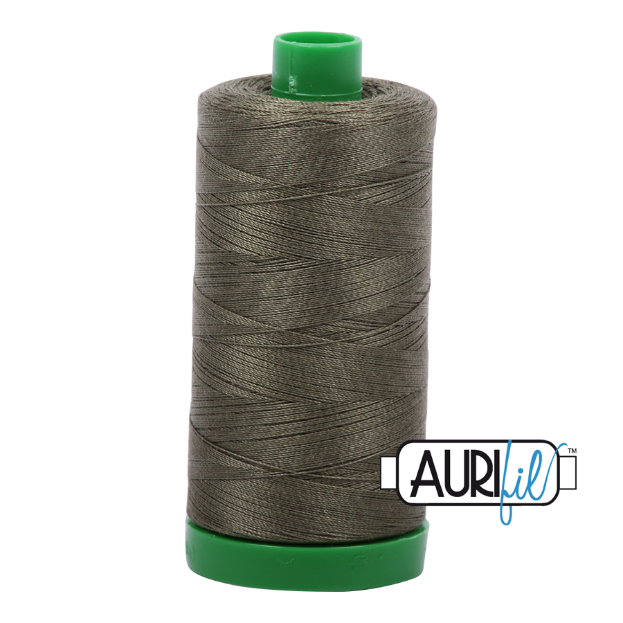2905 Army Green  - Aurifil 40wt Thread 1094yd