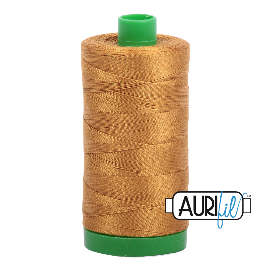 2975 Brass  - Aurifil 40wt Thread 1094yd