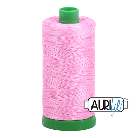 3660 Bubblegum  - Aurifil 40wt Variegated Thread 1094yd