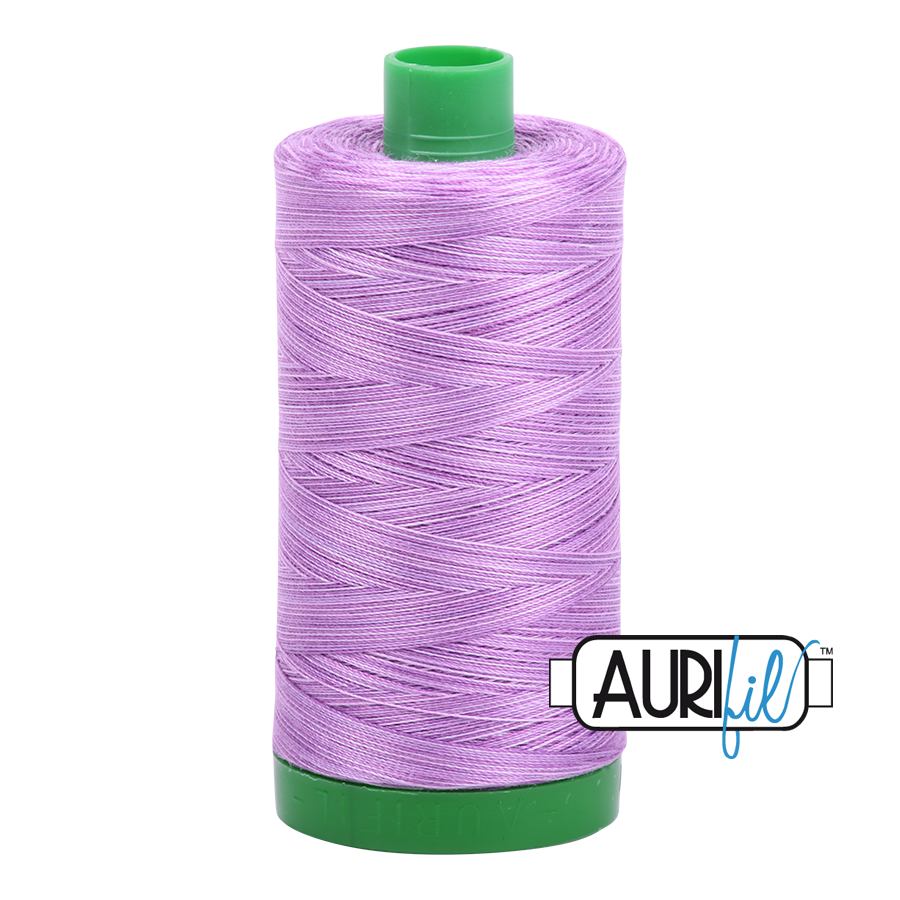 3840 French Lilac  - Aurifil 40wt Variegated Thread 1094yd