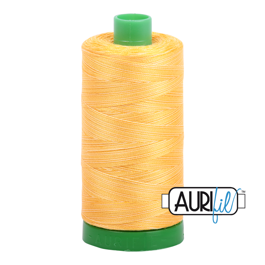3920 Golden Glow  - Aurifil 40wt Variegated Thread 1094yd