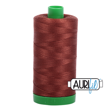 4012 Copper Brown  - Aurifil 40wt Thread 1094yd