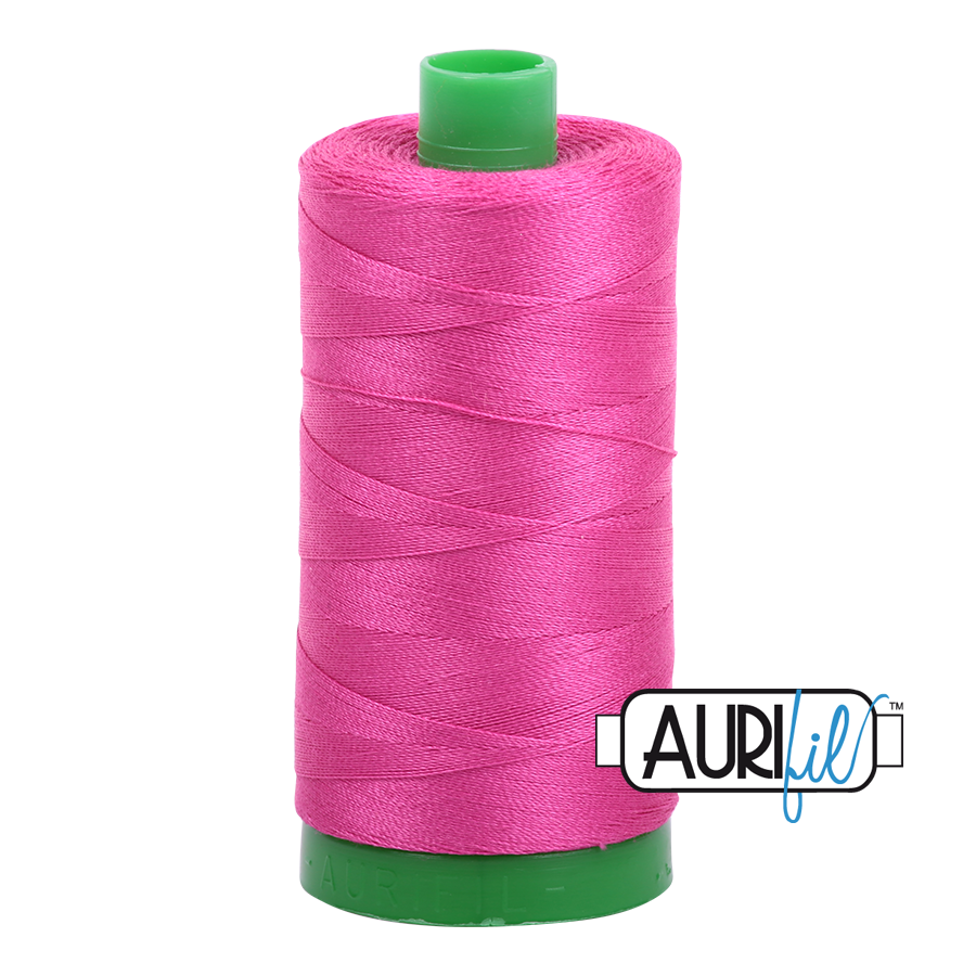 4020 Fuchsia  - Aurifil 40wt Thread 1094yd