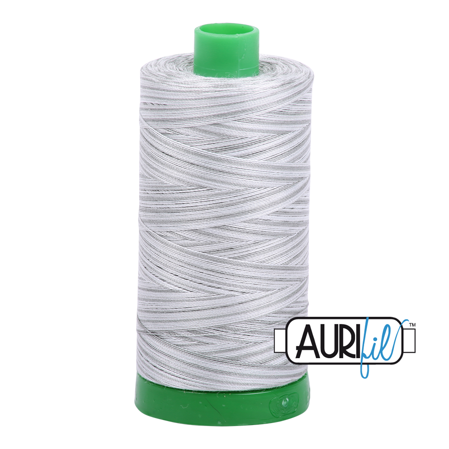 4060 Silver Moon  - Aurifil 40wt Variegated Thread 1094yd