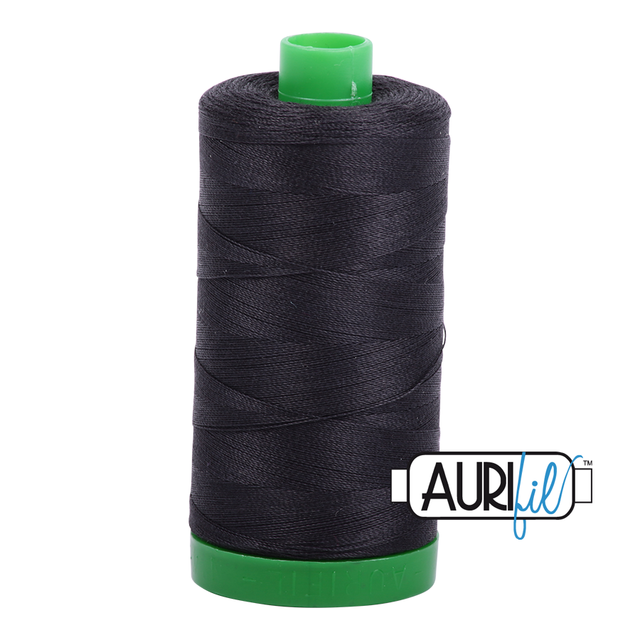 4241 Very Dark Grey  - Aurifil 40wt Thread 1094yd