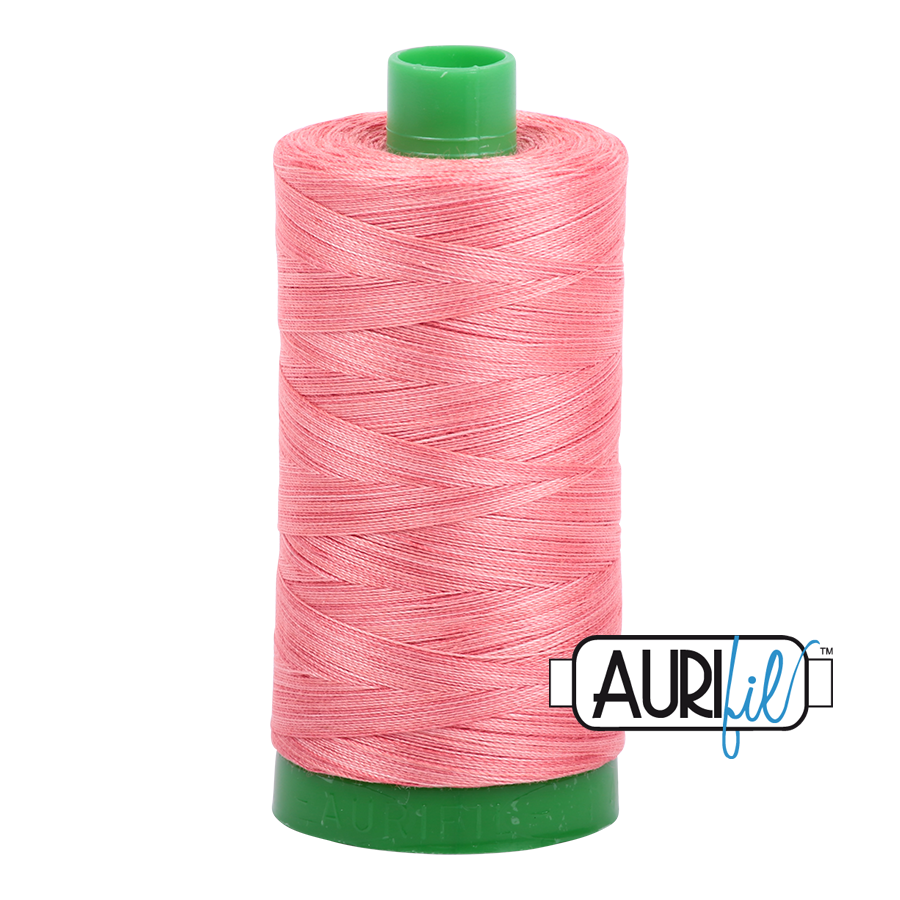 4250 Flamingo  - Aurifil 40wt Variegated Thread 1094yd