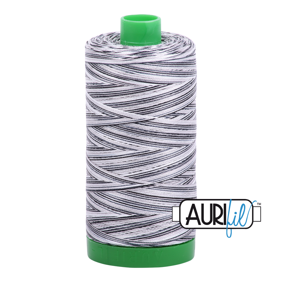 4652 Licorice Twist  - Aurifil 40wt Variegated Thread 1094yd