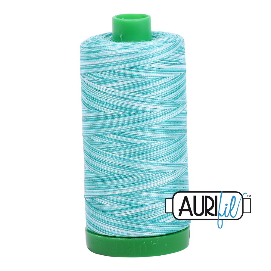 4654 Seamist  - Aurifil 40wt Variegated Thread 1094yd