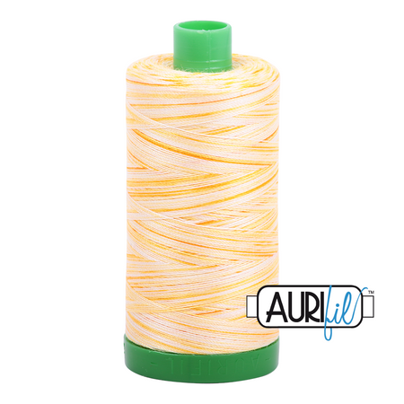 4658 Limoni Di Monterosso  - Aurifil 40wt Variegated Thread 1094yd