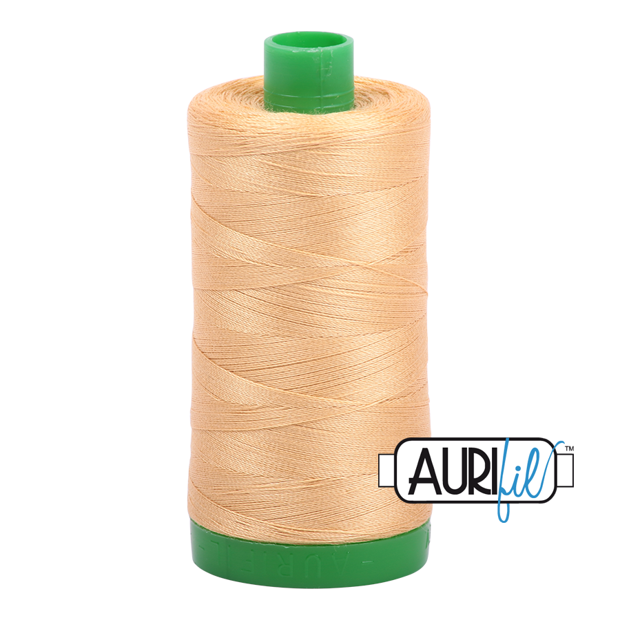 5001 Ocher Yellow  - Aurifil 40wt Thread 1094yd