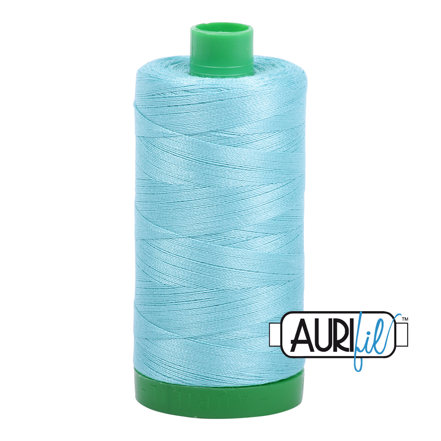 5006 Light Turquoise  - Aurifil 40wt Thread 1094yd