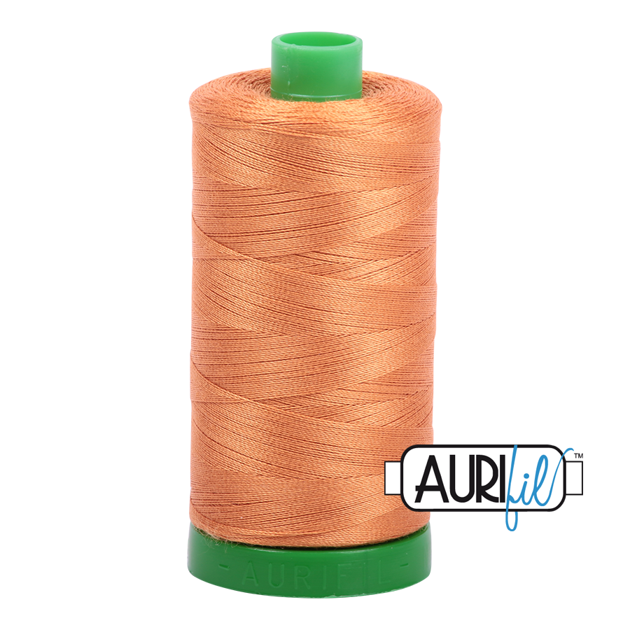 5009 Medium Orange  - Aurifil 40wt Thread 1094yd