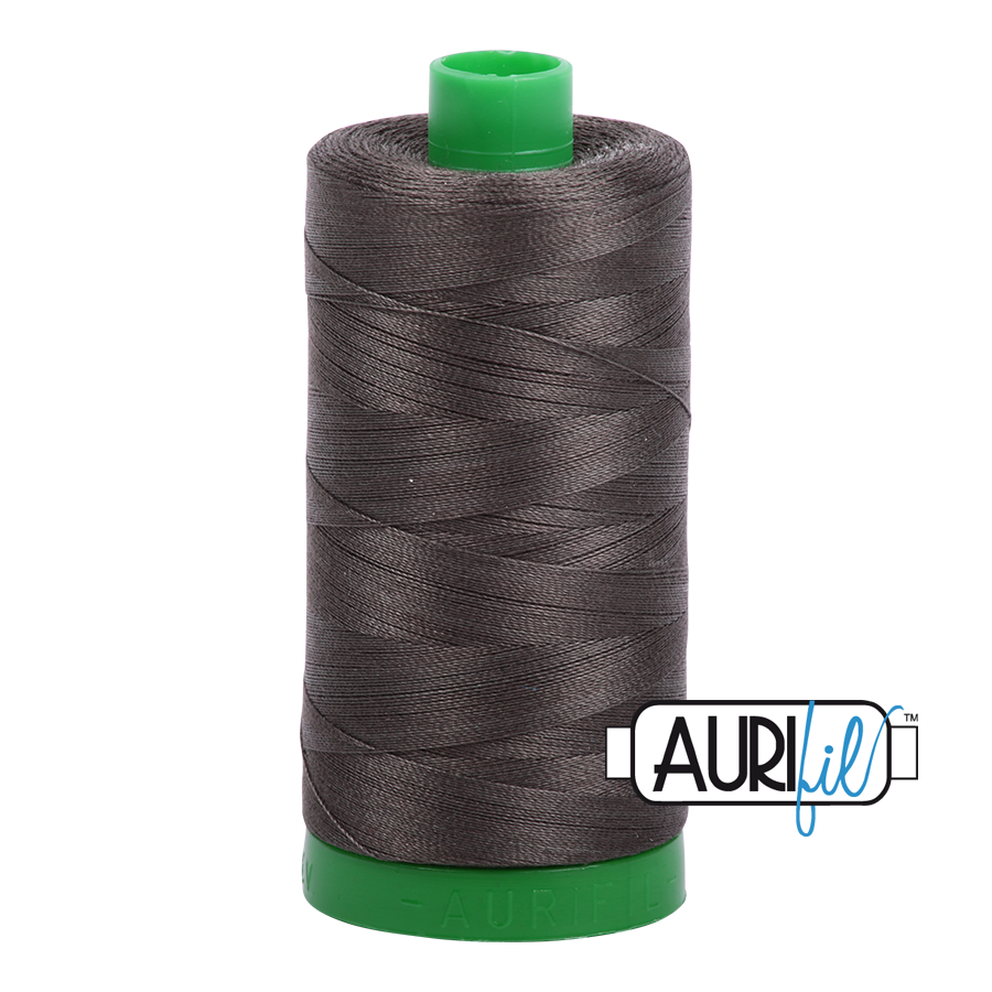 5013 Asphalt  - Aurifil 40wt Thread 1094yd