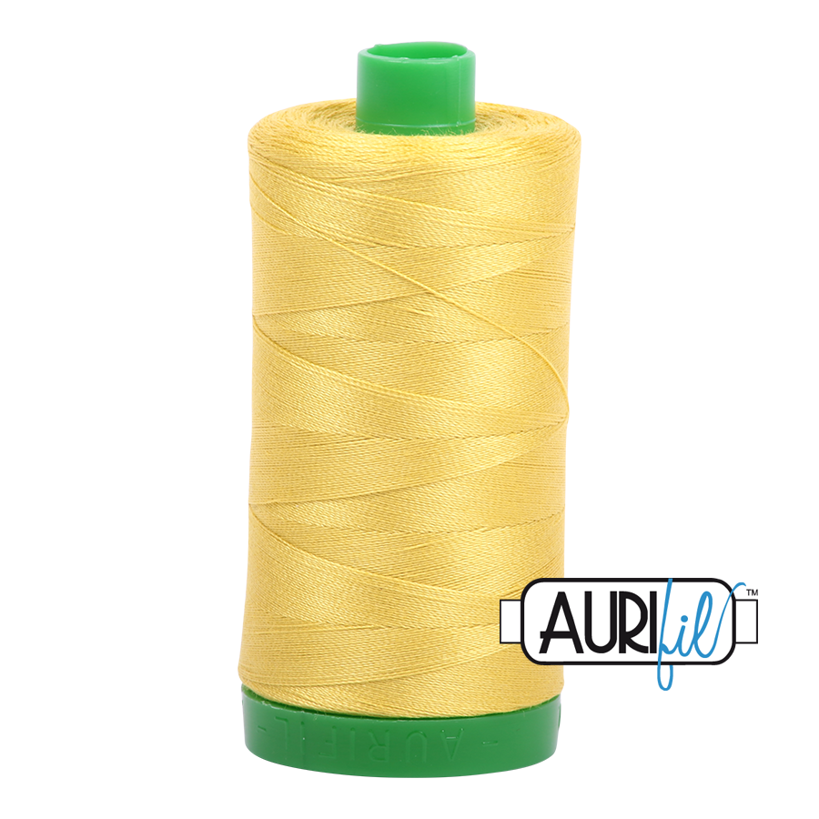 5015 Gold Yellow  - Aurifil 40wt Thread 1094yd