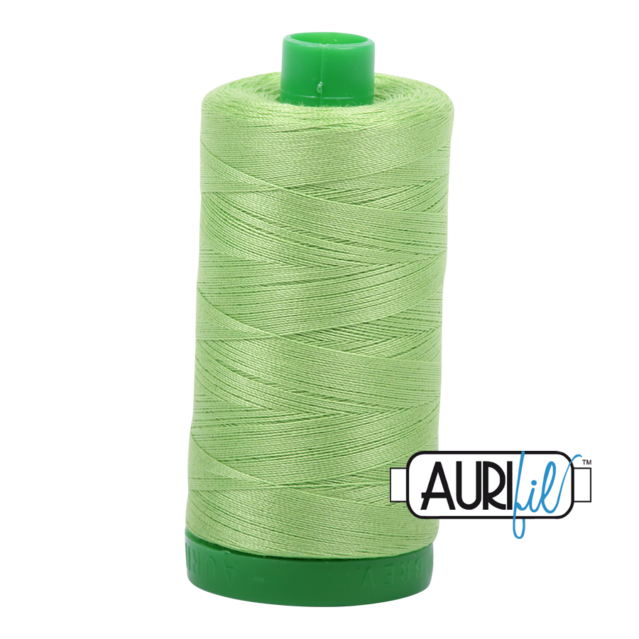 5017 Shining Green  - Aurifil 40wt Thread 1094yd