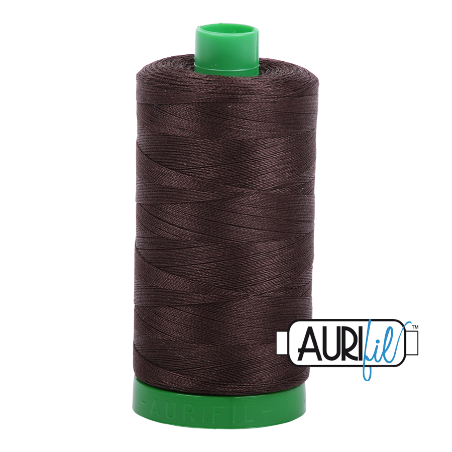 5024 Dark Brown  - Aurifil 40wt Thread 1094yd