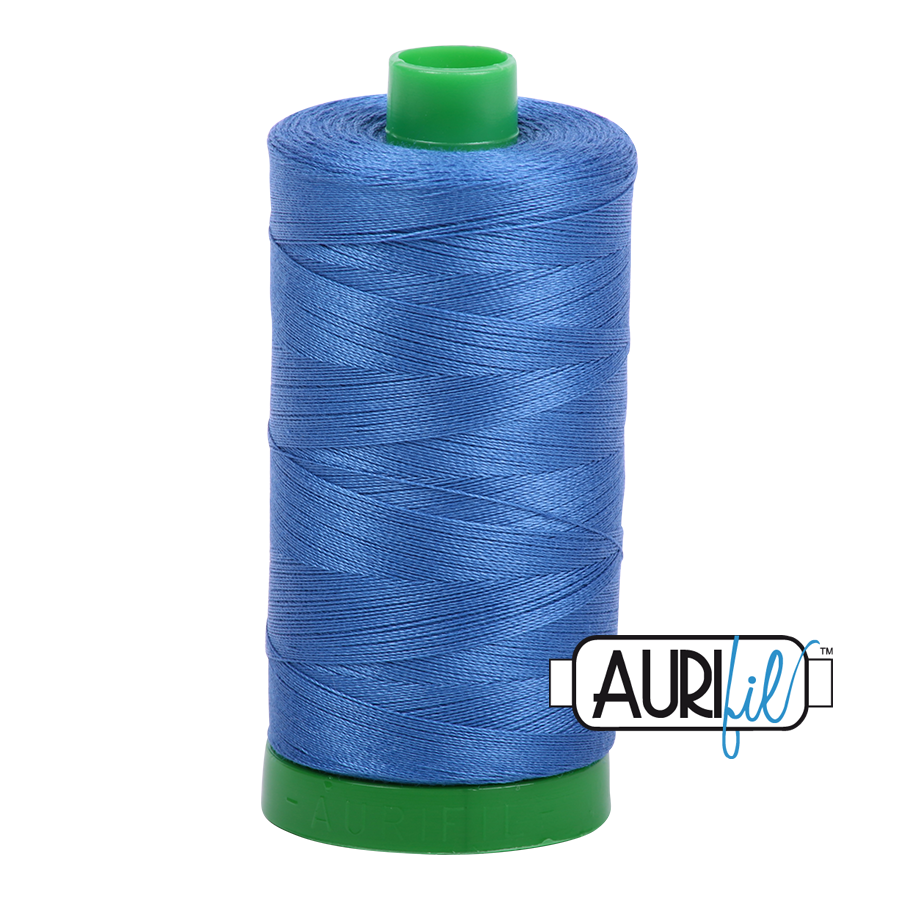 6738 Peacock Blue  - Aurifil 40wt Thread 1094yd