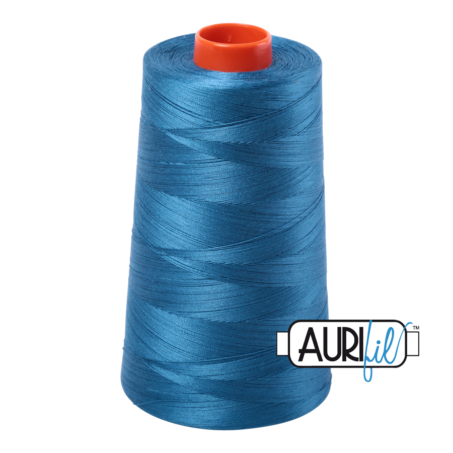 1125 Medium Teal  - Aurifil 50wt Thread 6452yd