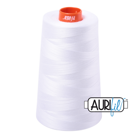 02024 White  - Aurifil 50wt Thread 6452yd