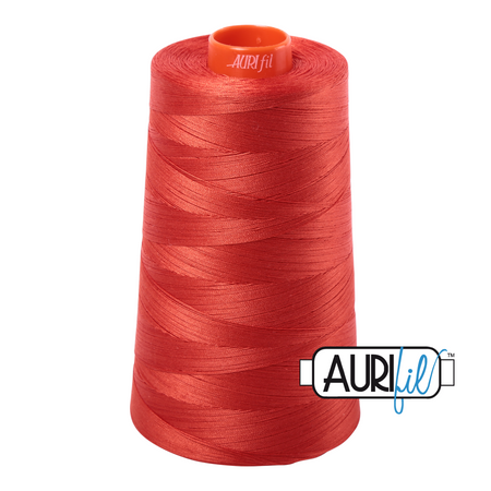 2245 Red Orange  - Aurifil 50wt Thread 6452yd