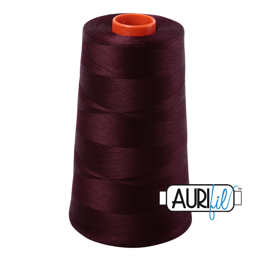 2465 Dark Burgundy  - Aurifil 50wt Thread 6452yd