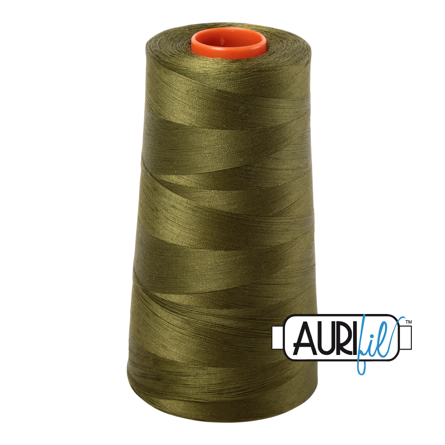 2887 Olive  - Aurifil 50wt Thread 6452yd
