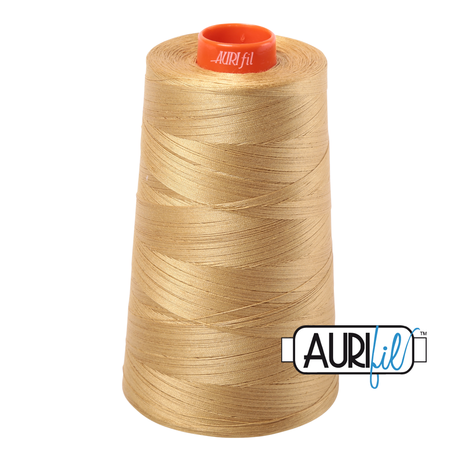 2920 Light Brass  - Aurifil 50wt Thread 6452yd