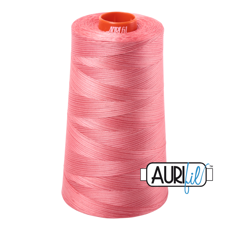 4250 Flamingo  - Aurifil 50wt Variegated Thread 6452yd
