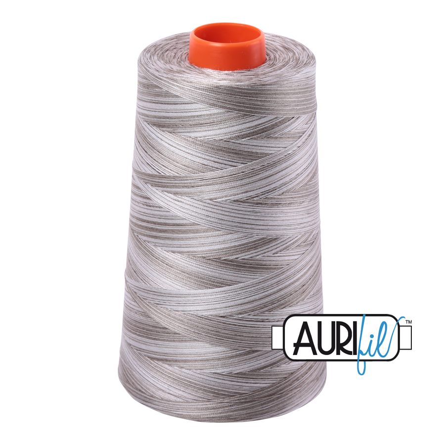 4670 Silver Fox  - Aurifil 50wt Variegated Thread 6452yd