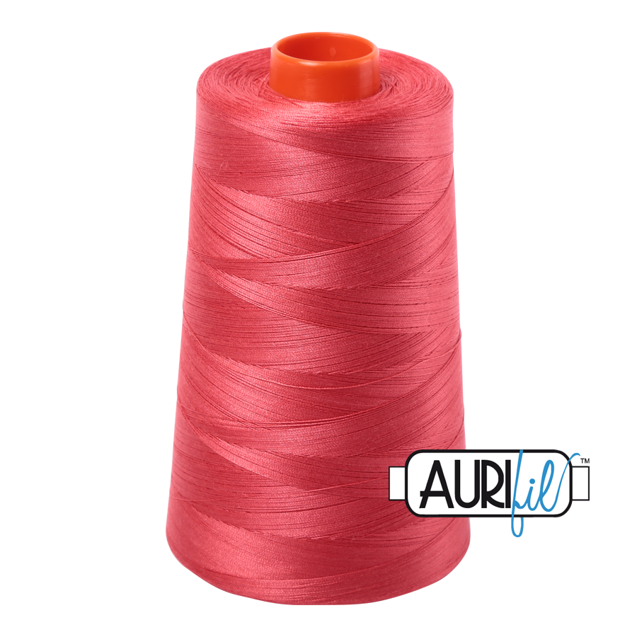 5002 Medium Red  - Aurifil 50wt Thread 6452yd