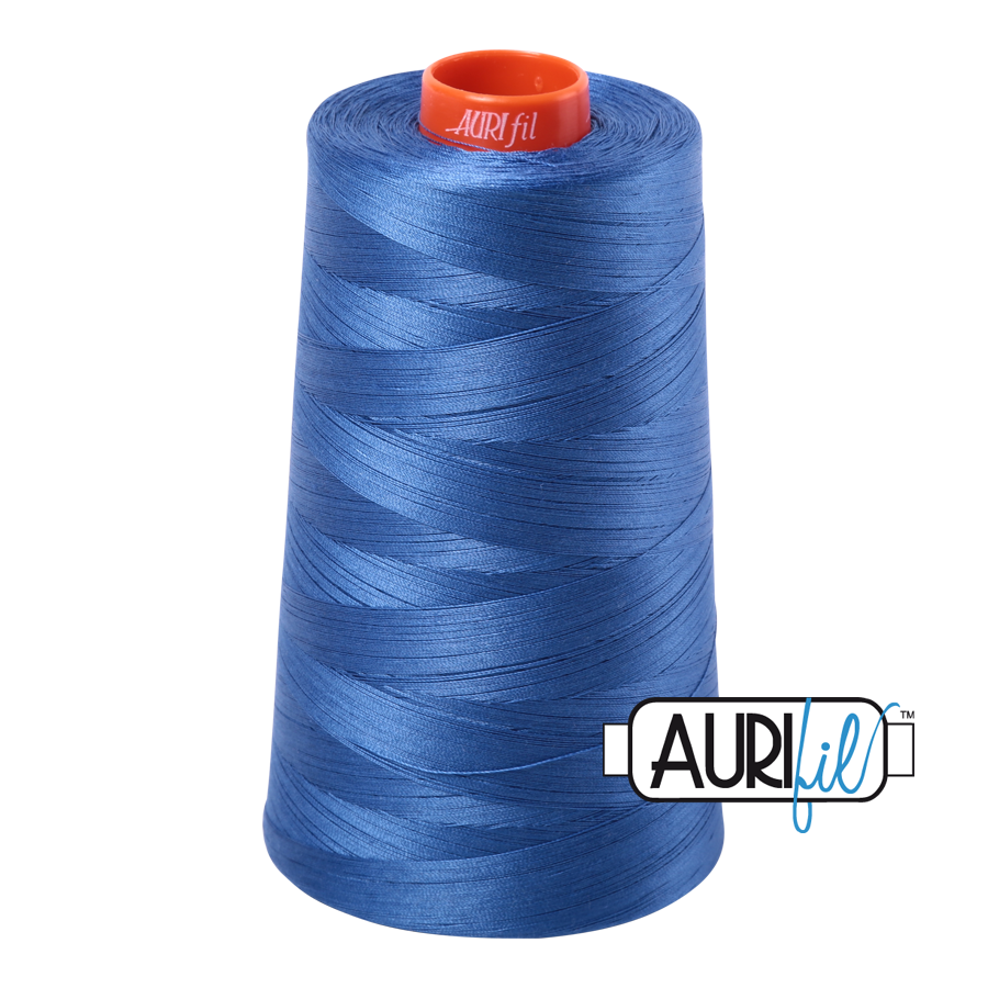 6738 Peacock Blue  - Aurifil 50wt Thread 6452yd